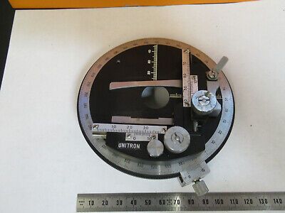 UNITRON JAPAN MPS-2 STAGE POLARIZER TABLE MICROSCOPE PART AS PICTURED &F1-A-48