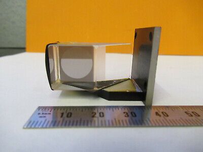 GLASS OPTICAL PRISM OPTICS MICROSCOPE PART AS PICTURED P9-A-72