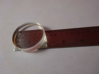 OPTICAL ZERODUR PART FLAT LENS for LASER RING GYRO OPTICS AS IS #91-41