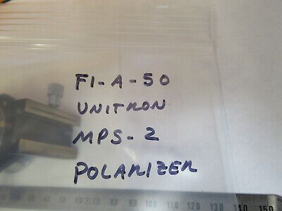 UNITRON JAPAN MPS-2 CONDENSER POL POLARIZER MICROSCOPE PART AS PICTURED &F1-A-50