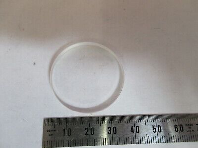 OPTICAL FUSED SILICA FLAT LENS OPTICS AS PICTURED &P6-A-73