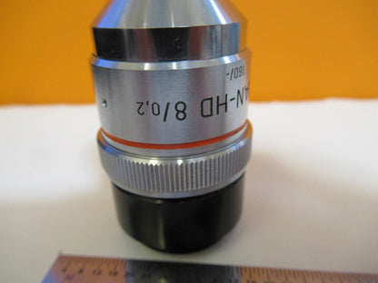 ZEISS GERMANY EPIPLAN-HD 8X /160 OBJECTIVE MICROSCOPE PART AS PICTURED &A4-A-23