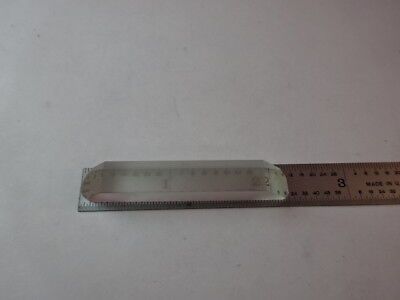 OPTICAL GLASS PRISM [small chip on edge] MIL SPEC LASER OPTICS AS IS #54-A-15