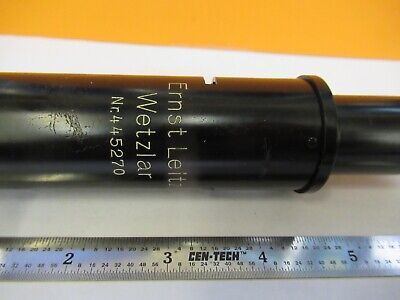 LEITZ GERMANY POL TUBUS OBJ HOLDER MICROSCOPE PART OPTICS AS PICTURED &85-B-21