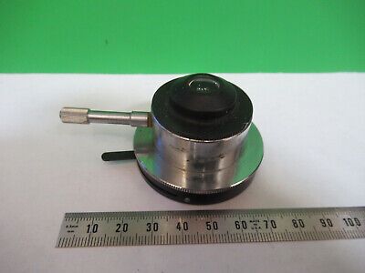 UNITRON CONDENSER + IRIS OPTICS MICROSCOPE PART AS PICTURED &Q9-A-150