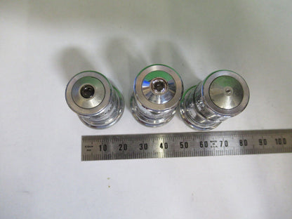 LOT SPENCER OBJECTIVE 10X 44X 95X MICROSCOPE PART OPTICS AS PICTURED AO #Z8-A-35