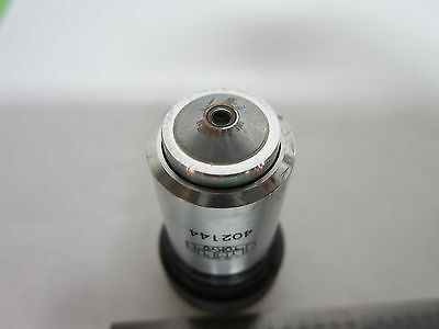 MICROSCOPE OBJECTIVE OLYMPUS JAPAN MPLAN 100X N OPTICS BIN#F4-30