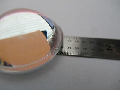 OPTICAL GLASS LENS PL-CX PLANO HIGHLY CONVEX OPTICS AS PICTURED &F5-A-32