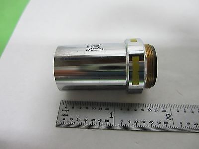 MICROSCOPE PART OBJECTIVE HUND WETZLAR GERMANY 10X OPTICS AS IS BIN#R7-10