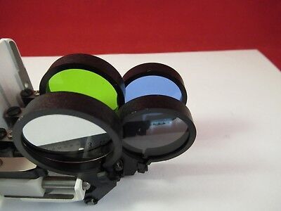 LEICA DMR GERMANY FILTER ASSEMBLY LENSES OPTICS MICROSCOPE PART AS PIC &6-B-01