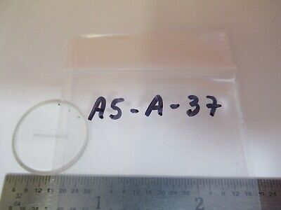 OPTICAL RETICLE MICROMETER INSERT OPTICS MICROSCOPE PART AS PICTURED &A5-A-37