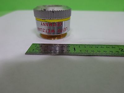 MICROSCOPE PART OBJECTIVE LEITZ GERMANY NPL 10X OPTICS AS IS BIN#V3-B-10