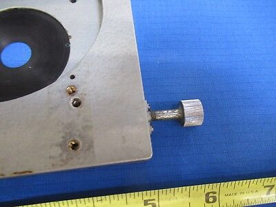 UNITRON JAPAN STAGE TABLE X-Y MICROMETER MICROSCOPE PART AS PICTURED &FT-3-46