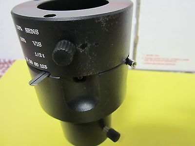 WILD HEERBRUGG SWISS PHOTO CAMERA ADAPTER PART MICROSCOPE OPTICS AS IS BIN#56-07