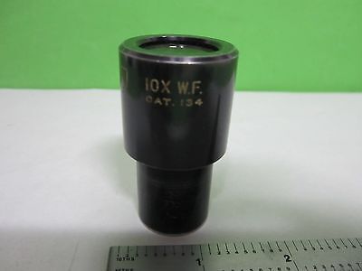 MICROSCOPE PART EYEPIECE AO AMERICAN 10X WF OPTICS AS IS BIN#S8-06