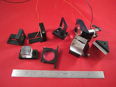 LOT 8 EA OPTICS PARTS from KLA TENCOR PROFILOMETER INTERFEROMETER NICE OPTICAL