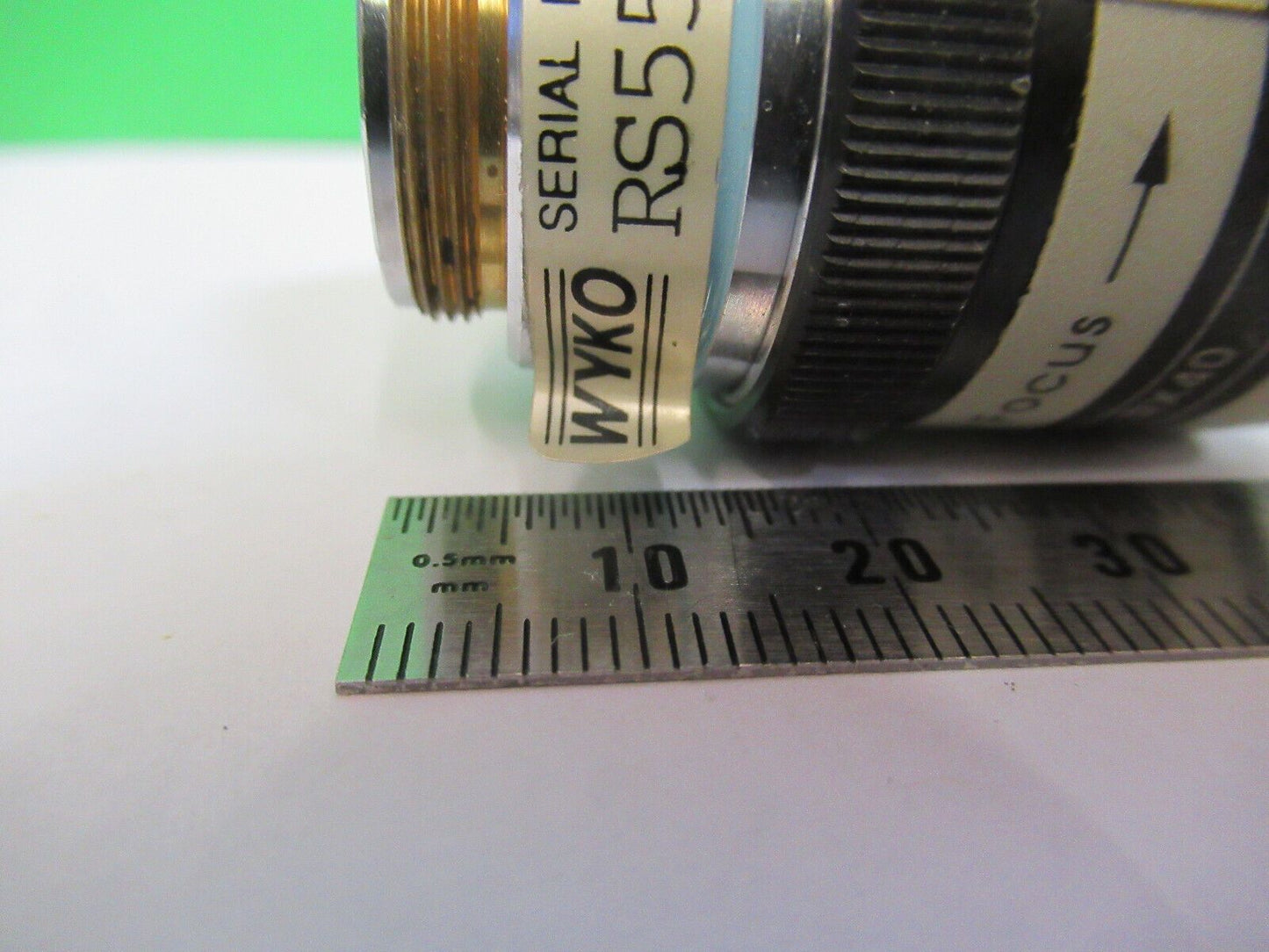 WYKO RX40 MIRAU INTERFEROMETER OBJECTIVE MICROSCOPE PART AS PICTURED &Z5-B-10