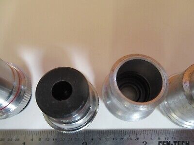 LOT LENSES OBJECTIVE OPTICS MICROSCOPE PART AS PICTURED &1E-C-94