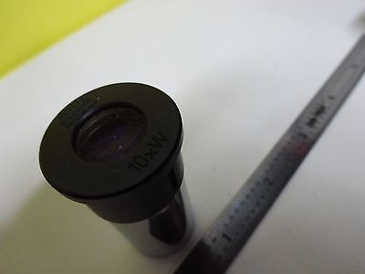 MICROSCOPE PART WILD HEERBRUGG SWISS EYEPIECE 10xW OPTICS AS IS BIN#W9-28