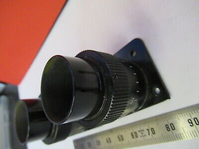 LEITZ WETZLAR BRASS OCULAR HOLDER PAIR MICROSCOPE PART AS PICTURED &P8-A-34