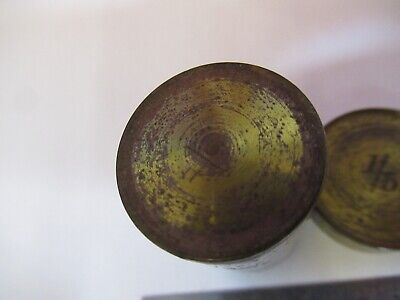 ANTIQUE BRASS HENRY CROUCH LONDON EMPTY OBJECTIVE CANISTER AS PICTURED &Q1-A-09