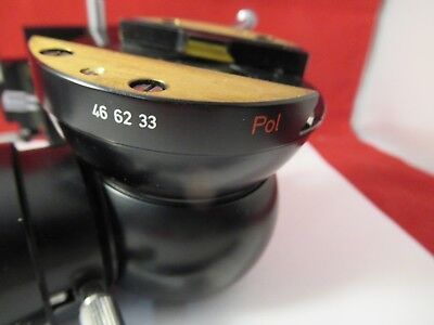 CARL ZEISS GERMANY 466233 ASSEMBLY H-PL-POL MICROSCOPE PART OPTICS &46-A-01