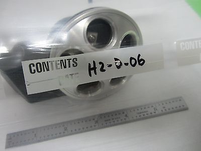 MICROSCOPE PART EPISTAR REICHERT LEICA NOSEPIECE TURRET OPTICS AS IS BIN#H2-D-06