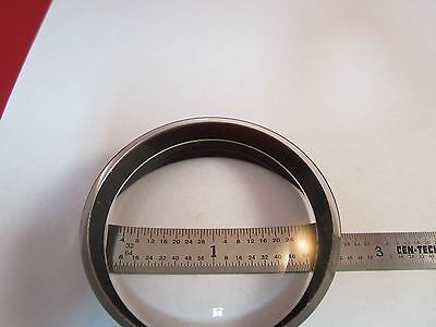 OPTICAL HUGE CONVEX LENS [chipped on edge] LASER OPTICS AS IS BIN #4B-29