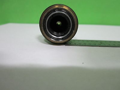 MICROSCOPE PART OBJECTIVE NIKON JAPAN HI 100X OPTICS AS IS BIN#T3-44