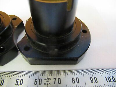 BRASS OCULAR HOLDER PAIR ZEISS GERMANY HEAD MICROSCOPE PART AS PICTURED &F1-A-09