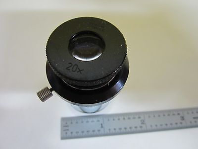 MICROSCOPE EYEPIECE WILD HEERBRUGG SWISS 20X OPTICS AS IS BIN#32-B-04