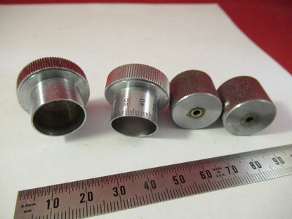 CARL ZEISS GERMANY SET of KNOBS MICROSCOPE PART AS PICTURED &10-A-14