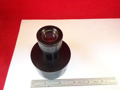 MICROSCOPE PART RARE 15X WF EYEPIECE LARGE DOVETAIL LENS OPTICS AS IS #P6-C-95