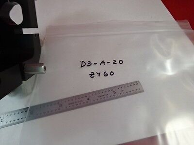 OPTICAL ZYGO ANODIZED ALUMINUM PLATE BLOCK LASER OPTICS AS IS #D3-A-20