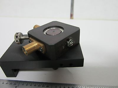 OPTICAL WEIRD SLIT PINHOLE FIXTURE ASSEMBLY LASER OPTICS BIN#J4-09