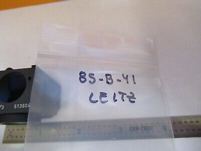 LEITZ GERMANY CUBE I2/3 513604 FLUOR MICROSCOPE PART OPTICS AS PICTURED &85-B-41