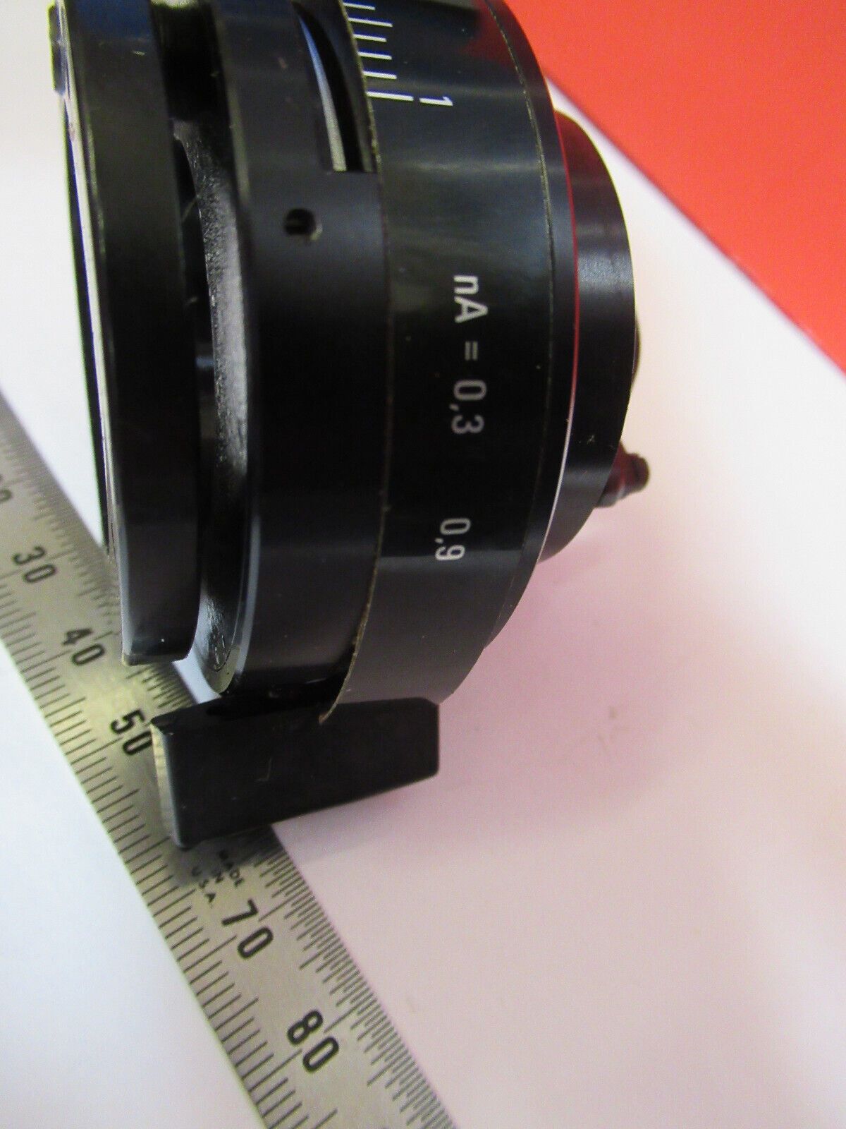 WILD HEERBRUGG M12 CONDENSER + IRIS BINO  MICROSCOPE PART as pictured Y7-B-08