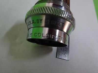 MICROSCOPE PART CAMERA LENS COLORSTIGMAT ELGEET OPTICS BIN#U3-A-4