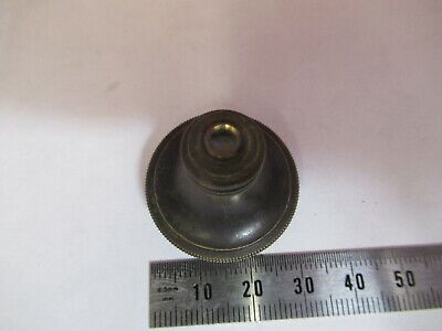 ANTIQUE BRASS NACHET OBJECTIVE FRANCE MICROSCOPE PART AS PICTURED &F6-B-16