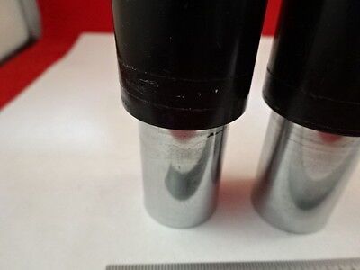 MICROSCOPE PART LOT PAIR EYEPIECE OCULAR JAPAN OPTICS AS IS #M4-B-11