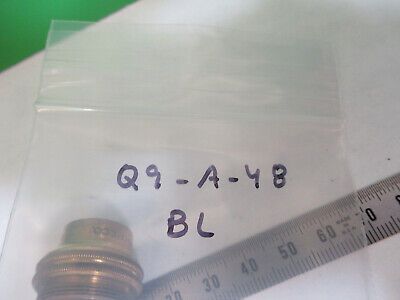 ANTIQUE BAUSCH LOMB BRASS OBJECTIVE LENS MICROSCOPE PART AS PICTURED Q9-A-48