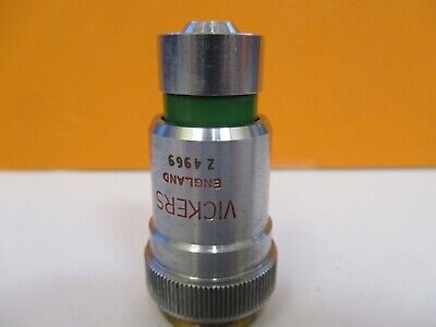 VICKERS ENGLAND OBJECTIVE 40X LENS OPTICS MICROSCOPE PART AS PICTURED &50-A-26