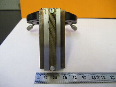 ANTIQUE BAUSCH LOMB CONDENSER HOLDER MICROSCOPE PART AS PICTURED &H1-B-56