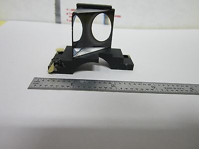 MICROSCOPE PART LEICA LEITZ DMR PRISM OPTICS AS IS BIN#E5-P-12