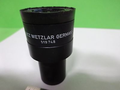 MICROSCOPE PART LEITZ GERMANY EYEPIECE OCULAR 519748 10X OPTICS AS IS BIN#Y5-05