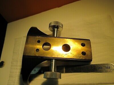 WILD M20 SWISS BRASS CONDENSER HOLDER MICROSCOPE PART as pictured &55R-B-30