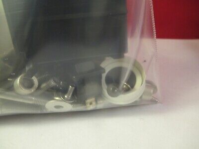 LEICA LEITZ DMRB LOT SCREWS CAPS ETC OPTICS MICROSCOPE PART AS PICTURED #10-A-92