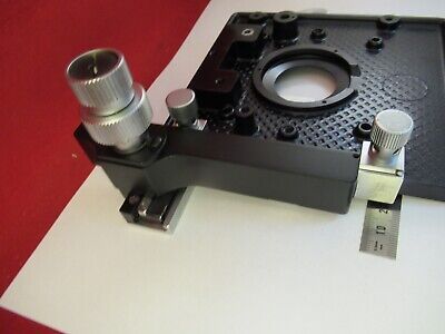 LEITZ GERMANY HM-LUX STAGE TABLE MICROSCOPE PARTS OPTICS AS PICTURED &8-A-51