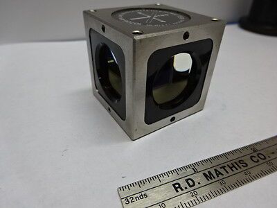 HP 10706A CUBE BEAM SPLITTER INTERFEROMETER OPTICAL LASER OPTICS AS IS &83-43