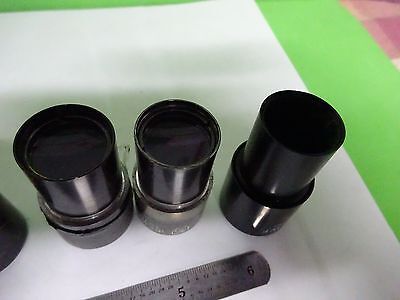 LOT 6 EA MICROSCOPE EYEPIECES ASSORTED OPTICS #W1-01